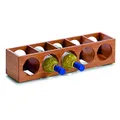 Zeller 13565 Weinregal 13.5 x 12.5 x 53 cm, Bamboo