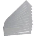 Tarifold Es 195209 - Pack mit 10 magnetischen Bilderrahmen, A5/A4, für Etiketten (H 55 x L 210 mm), Magnet PRO für magnetische Whiteboards, Farbe Silbergrau