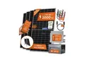 2000W + Anker 2 PRO Solarway® All In One Balkonkraftwerk mit Speicher 2000W komplett Steckdose - 1,6 kWh Anker Solix 2 PRO Speicher - Solaranlage Komplettset - 500W bifaziale Solarmodule & Anker Speicher & Zubehör