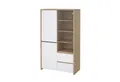INOSIGN Vitrine Next Standvitrine, Vitrinenschrank, mit Glastür, Stauraum mit 2 Türen, 1 Glastür, 2 Schubladen, Höhe 170 cm, Breite 100 cm