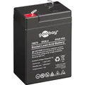 Goobay 16070 GO6-4 Blei-Akku Blei-Batterie 6V 4,0Ah Faston (4,8 mm)