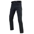 REBELHORN Urban III MotorradJeans Motorrad Hosen Herren | Aramidfaser Futter | Knie und Hüft Protektoren Stufe 2 | Belüftungslöcher | Lose Passform Motorradhose mit Protektoren