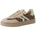 Tamaris COMFORT-Lining, Removable Sock aus Leder Sneaker COMFORT-Lining beige|weiß 39 EU