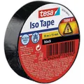 tesa 10x Elektro Isolierband, hitzebeständiges Klebeband zum Isolieren, Reparieren & Bündeln, Zehnerpack (15 mm) (56192-00500-22)