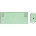 TRUST Trust Lyra Tastatur inklusive Maus Büro RF Wireless + Bluetooth QWERTY US Englisch Grün - Grün