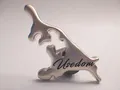 Usedom Ostsee Inselumriß Metall Magnet Germany Deutschland Souvenir
