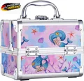 Joligrace Kosmetikkoffer Schminkkoffer Mädchen Make up Koffer Mit Spiegel Abschl
