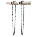 SECURA 2 Sägeketten kompatibel mit Florabest FHE 550A1 Motorsäge mit 30cm 3/8LP 45TG 1,3mm