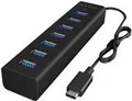 RaidSonic ICY BOX IB-HUB1700-C3 - Hub - 7 x SuperSpeed USB 3.0 - Desktop (IB-HUB1700-C3)