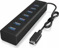 ICY BOX IB-HUB1700-C3 - Hub - 7 x SuperSpeed