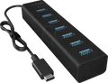 ICY IB-HUB1700C3 - USB 3.0 Typ-C, 7 Port Hub USB Typ-A