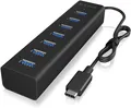 ICY BOX IB-Hub1700-C3 7-fach USB Type-C Hub mit 7x USB 3.0 (Type-A) Anschlüssen