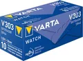 10 x  Varta V303 Uhrenbatterie 1,55V SR44SW SR1154 Silberoxid Watch Knopfzelle