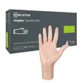 Vinyl Handschuhe Einweghandschuhe 100 Stück Box (S M L XL - transparent) Talkumfrei vinylex einmal Untersuchung Baseballhandschuhe, s, transparent