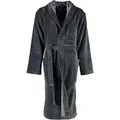 LAGO Bademantel Herren Kapuze 801 Graphit - 73 XL