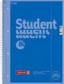 BRUNNEN Collegeblock BRUNNEN Collegeblock A4 azur liniertt Lineatur 25 1067925133