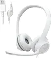 Logitech USB Headset H390 weiß