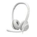 LOGITECH H390 kabelgebundenes Headset weiß Kopfhörer Headphones Mikrofon USB
