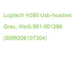Logitech H390 Usb-headset Grau, Weiß 981-001286 (5099206107304)