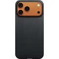 Handyhülle für iPhone 17 Pro Max PITAKA Case Cover Schutzhülle Etui Schwarz