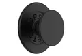 Popsockets Popsockets PopGrip Round für MagSafe - Inklusive Adapterring für MagSafe (Schwarz, (Ausziehbarer Sockel und Griff mit einem Austauschbarem Top)