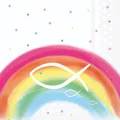 Cocktail Servietten 25 x 25 cm – 3-lagig – 20 Servietten pro Packung - Rainbow W