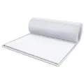 FDM Matratzentopper KALTSCHAUM Matratze Topper 200x200 cm Kaltschaum Härtegrad H4 Höhe ca. 5 cm Allergiker Geeignet Öko-Tex Weiß