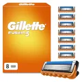 Gillette Fusion5 Rasierklingen, 8 Original Ersatzklingen für Herren mit Größerem Gleitstreifen für Ein Sanftes Gleiten und 5 Klingen für Eine Unglaublich Gründliche und Komfortable Rasur