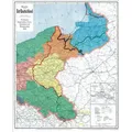 Historische Karte: DEUTSCHES REICH - Provinzen Ostpreußen Westpreußen Posen und Schlesien nach dem 28. Juni 1919 (gerollt) von Harald Rockstuhl / Rock
