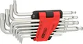 Kugelkopf-Torx-Winkelstiftschlüssel-Satz, lang, 10-tlg - KS Tools 151.5180