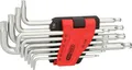 KS Tools 151.5180 Torx-Kugelkopf-Winkelstiftschlüssel-Satz, lang, 10-tlg.
