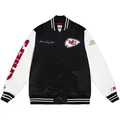 Kansas City Chiefs NFL Mitchell & Ness Team Origins Varsity Satin Jacke-XL - Schwarz - XL