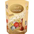 Lindt Schokolade | LINDOR Cornet Mischung | 500g | 38 Kugeln in 4 Sorten mit zartschmelzender Füllung im süßen Cornet | Schokoladen Geschenk