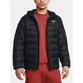 Under Armour Herren Legend Daunenjacke mit Kapuze, Schwarz 1385837-001__XXL - Schwarz - XXL
