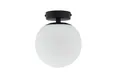 Lucande Deckenleuchten Bidolo, Glas Schwarz IP44, 1 x 10 W LED