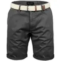 Amaci&Sons Chinoshorts BERWYN Chinoshort inkl. Gürtel Herren Bermuda Short Hose Regular Fit inkl. Gürtel W34