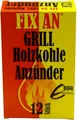 Till Grill Holzkohle Anzünder FIX AN Anzünderiegel Geruchsarm 12 Stück