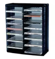 CD Regal Ständer Turm Media-Rack PROFIOFFICE MR-52S, Aufbewahrung 52 CD, erweit.