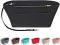 Schwarze Taschenorganizer mit mehreren Fächern Medium