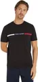 Tommy Hilfiger Herren T-Shirt Kurzarm Rundhalsausschnitt, Schwarz (Black), XXL