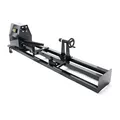 Wiltec Drechselbank 400 W mit verstellbarem Reitbock, Drechselmaschine mit Planscheibe u. Sicherheitsschalter, Drehbank für Holz bis 1000 mm Länge