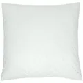 ZOLLNER Kopfkissen, Füllung: 100% Silikonisierte Polyesterhohlfaserbällchen, Seitenschläfer, 80 x 80 cm, 50% Polyester, 50% Baumwolle, vom Hotelwäschespezialisten weiß 80 cm x 80 cm
