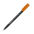 10er Sparpack Staedtler Feinschreiber Lumocolor für Overhead-Projektion und fast alle Flächen in Strichstärken S/F/M/B permanent bzw non permanent (orange, S permanent 313)