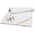 sleepling Ultra leichte Kinderdecke Sommerdecke 100x135 cm, Sommer Bettdecke für Kinder, dünne Sommerbettdecke aus 100% Mikrofaser, Ökotex 100, waschbar 60 Grad