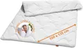 sleepling Kinderbettdecke ultra leicht, Füllung: Polyester, Bezug: Polyester, extraleichte Sommerdecke, Größe 100x135 cm, für warme Sommernächte