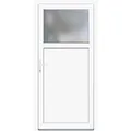 Nebeneingangstür K301-88 Weiß 88 cm x 198 cm Anschlag Links