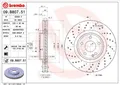 2x BREMBO 09.B807.51 Bremsscheibe für MERCEDES-BENZ