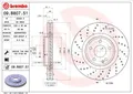 2x BREMBO Bremsscheibe 09.B807.51 für MERCEDES-BENZ