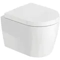 Wand-Tiefspül-WC Duravit ME by Starck Compact 370 x 350 x 480 mm, spülrandlos - 2530090000