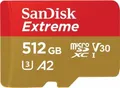 SanDisk Extreme R190/W130 microSDXC 512GB Kit - SDSQXAV-512G